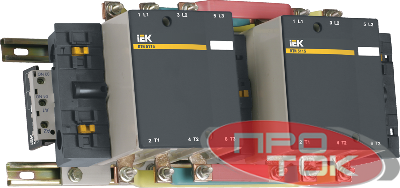 Контактор КТИ-51153 реверс 115А 230В/АС3 ИЭК KKT53-115-230-10