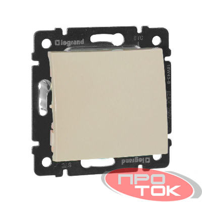 Механизм выключателя 1-кл. СП Valena 10А IP31 сл. кость Leg 774301