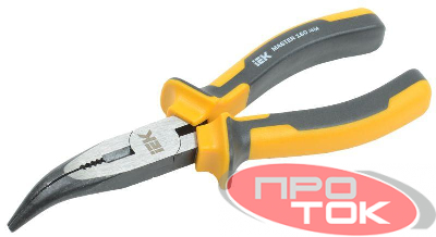 Тонкогубцы изогнутые Master 160мм IEK TCN-1-160