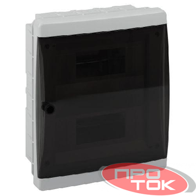 Корпус встраиваемый COMFORT ЩРВ-П-24 IP40 пластик. прозр. крышка бел. Эра Б0067230