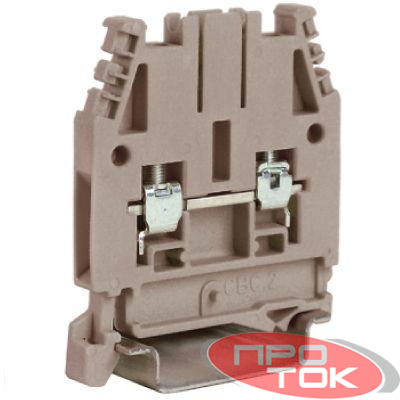Клемма винт. CBC.2/GR 2.5кв.мм сер. DKC ZCBC02GR