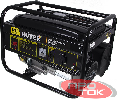 Бензогенератор DY4000L 1ф 3000Вт ручной стартер HUTER 64/1/21