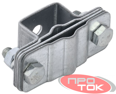 Держатель полоса/пруток-полоса/пруток 25-40мм/6-10мм оцинк. сталь IEK ZDP10-11-1-16-40