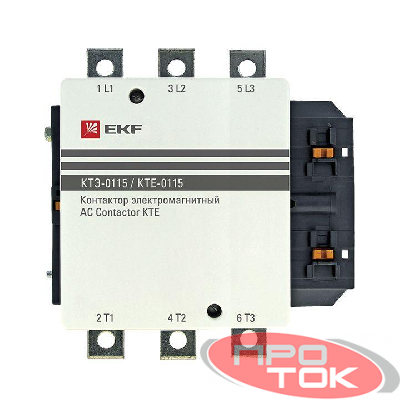 Контактор КТЭ 115А 230В NO EKF ctr-b-115