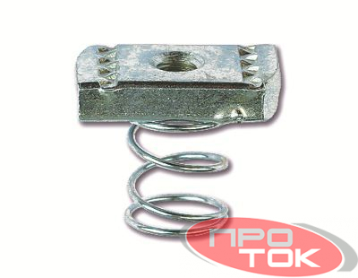 Гайка М8 фасон. (с пружиной) (уп.50шт) DKC CM150800