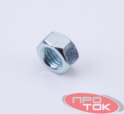 Гайка шестигранная М10 цинк. DIN 934 (уп.70шт) класс прочн. 8.0 пакет СТРОЙМЕТИЗ UTORM969089М10