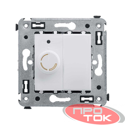 Диммер поворотный СП Avanti "Белое облако" DKC 4400133