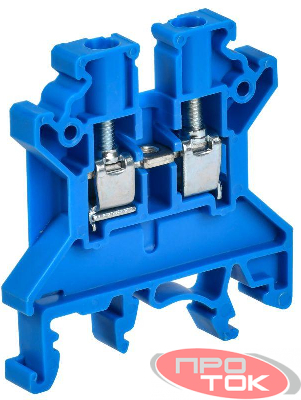 Колодка клеммная CTS ARMAFIX 4кв.мм син. IEK YCT10-00-K07-004