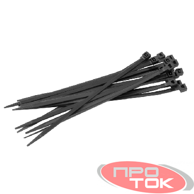 Хомут кабельный 3.6х250 нейл. черн. (уп.100шт) EKF plc-cb-3.6x250