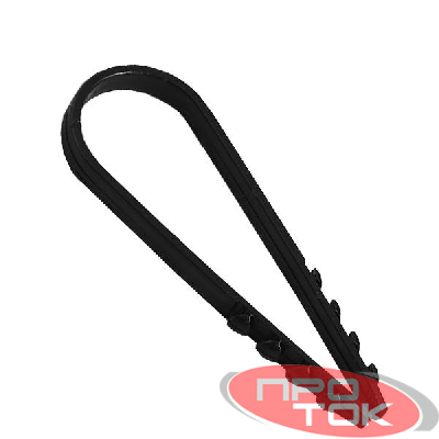 Дюбель-хомут для круглого кабеля 19-25мм черн. (уп.100шт) TOKOV ELECTRIC TKE-DH-19-25-C05
