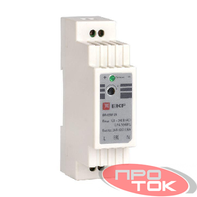 Блок питания 24В DR-15W-24 PROxima EKF dr-15w-24