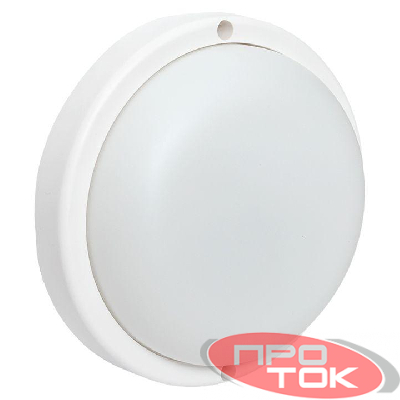 Светильник светодиодный ЖКХ ДПО-1100 12Вт 4000К IP65 круг с оптико-акустическим датчиком движения EKF BKL-1100DA-R-12-4000