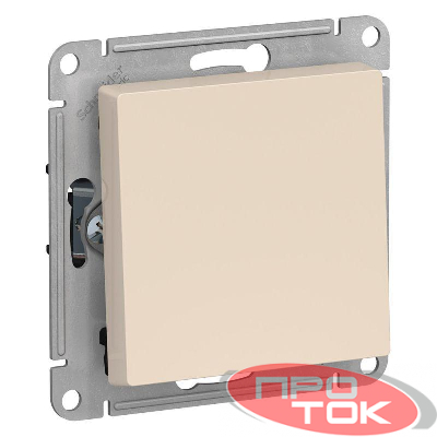 Механизм переключателя перекрестного 1-кл. СП AtlasDesign 10А IP20 (сх. 7) 10AX беж. SchE ATN000271