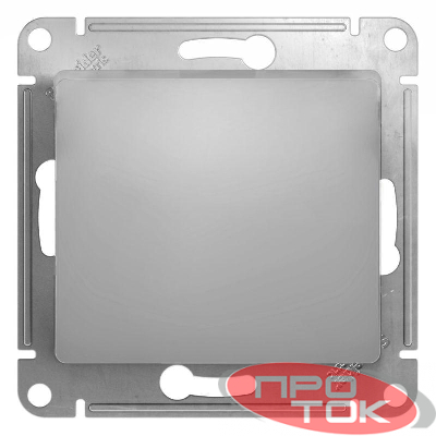 Механизм переключателя 1-кл. СП Glossa сх. 6 10AX алюм. SchE GSL000361