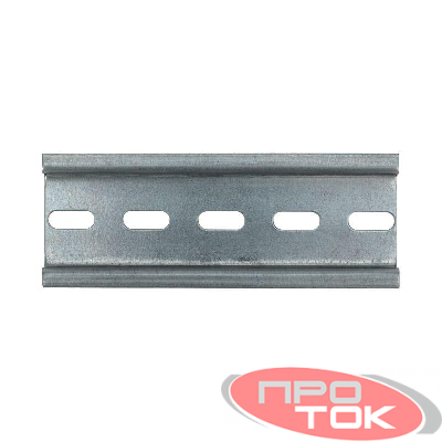 DIN-рейка перфорированная L1000 оцинк. Rexant 12-8100