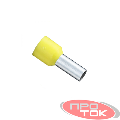 Наконечник штыревой втулочный изол. НШвИ 6.0-12 (уп.50шт) EKF nhvi-6.0-12