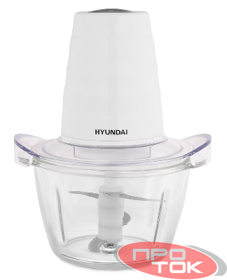 Измельчитель электрический HYC-G2110 1л. 200Вт бел. HYUNDAI 1195142