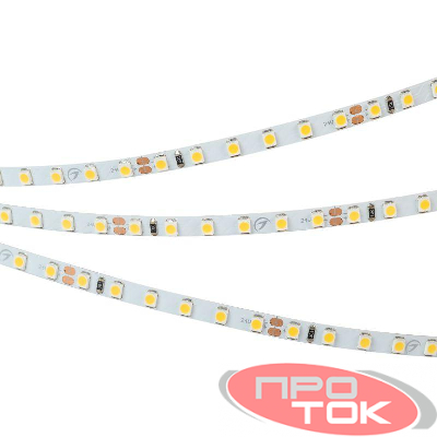 Лента светодиодная RT-A120-5mm 24V Warm 3000К 9.6Вт/м IP20 2835 узкая (уп.5м) Arlight 024105(2)
