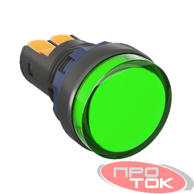Индикатор сигнальный со встроенным диодом 220В зел. DKC M22L-F220GPP