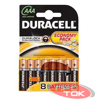 Элемент питания алкалиновый LR LR03-8BL BASIC (блист.8шт) Duracell C0033441