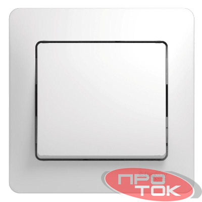 Выключатель 1-кл. СП Glossa 10А IP20 10AX в сборе бел. SchE GSL000112