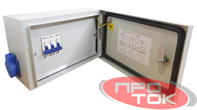 Ящик с понижающим трансформатором ЯТП 0.25 230/36 (3 авт. выкл.) IP54 TOKOV ELECTRIC TKE-TT13-36-250-54
