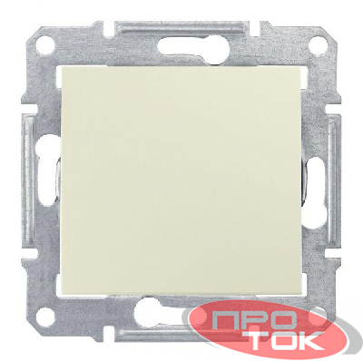 Механизм выключателя 1-кл. СП Sedna 10А IP20 беж. SchE SDN0100147