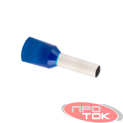 Наконечник штыревой втулочный изол. НШвИ 2.5-8 (уп.50шт) EKF nhvi-2.5-8