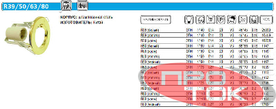 Светильник Prima 50 0 05 точечный R50 хром E14 ИТАЛМАК IT8082