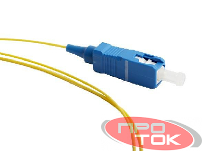 Пигтейл FPT-B9-9-SC/UR-1M-LSZH-YL SM 9/­125 (OS2) SC/­UPC 1м LSZH Hyperline 27875