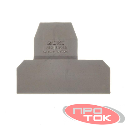 Изолятор торцевой для клемм KRUKB-3-5 DKC D-KRUKB-3-5