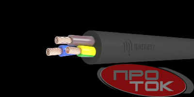 Кабель КГ-ХЛ 3х1.5 (PE N) 220/380В-3 (м) Цветлит 00-00142686