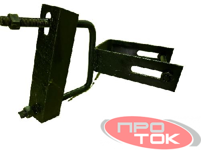 Узел крепления укоса У-4 (кронштейн; удлин. под СВ-95) покрытие черн. лак АЭМЗ 00003219